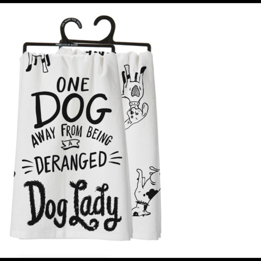 New Dog Lady Hand/Dish Towel